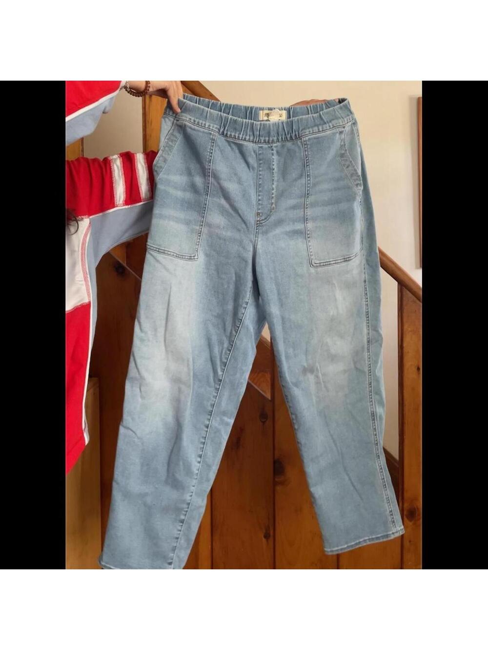 Madewell blue denim jeans Size L